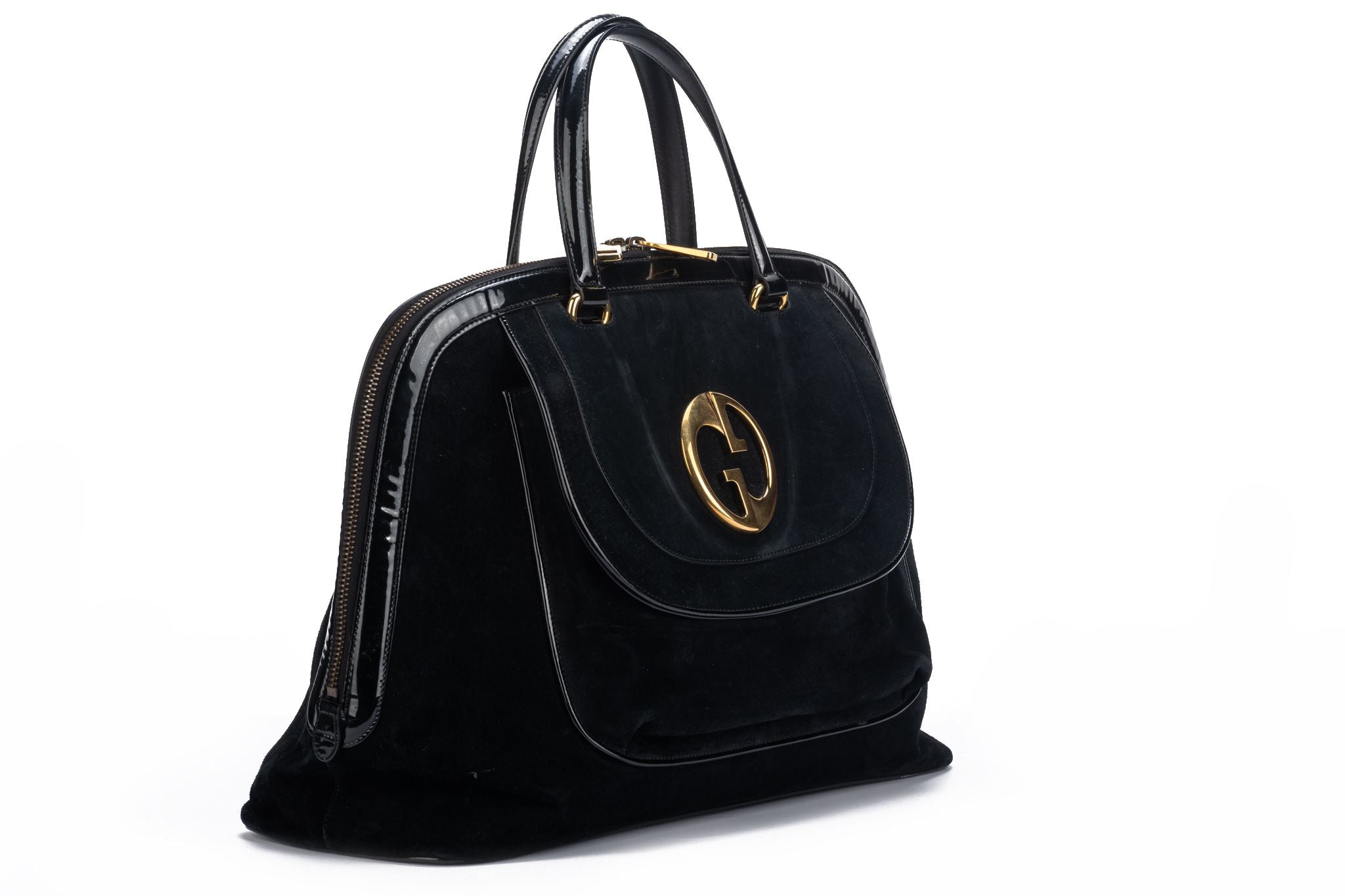 Gucci Vintage Shoulder Bag in Black