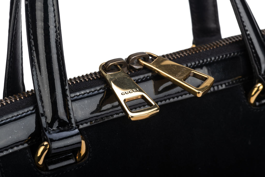 Gucci Vintage Oversize Suede Travel Bag