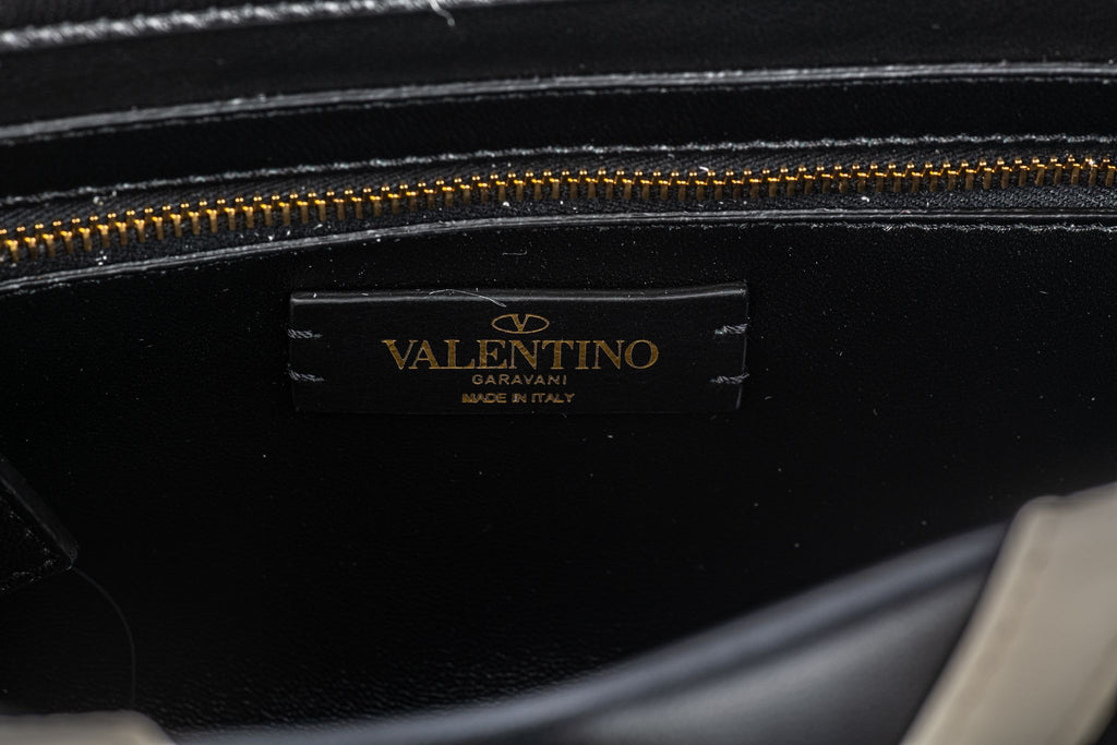 Valentino New Black & White Roman Stud