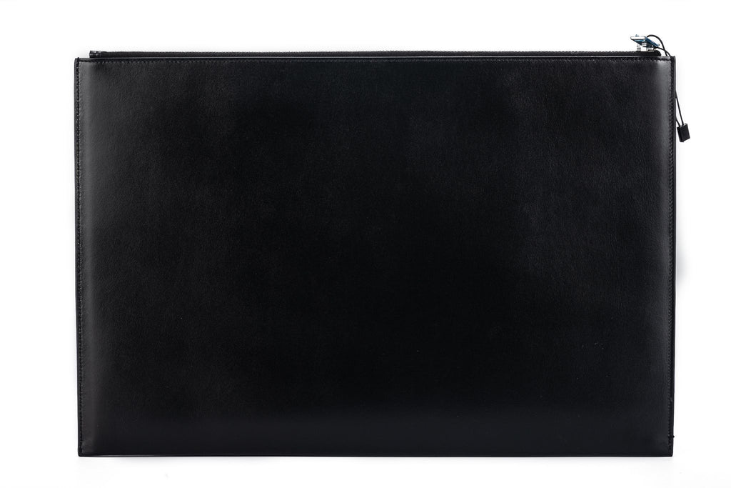 YSL New Sunset Black Leather Clutch