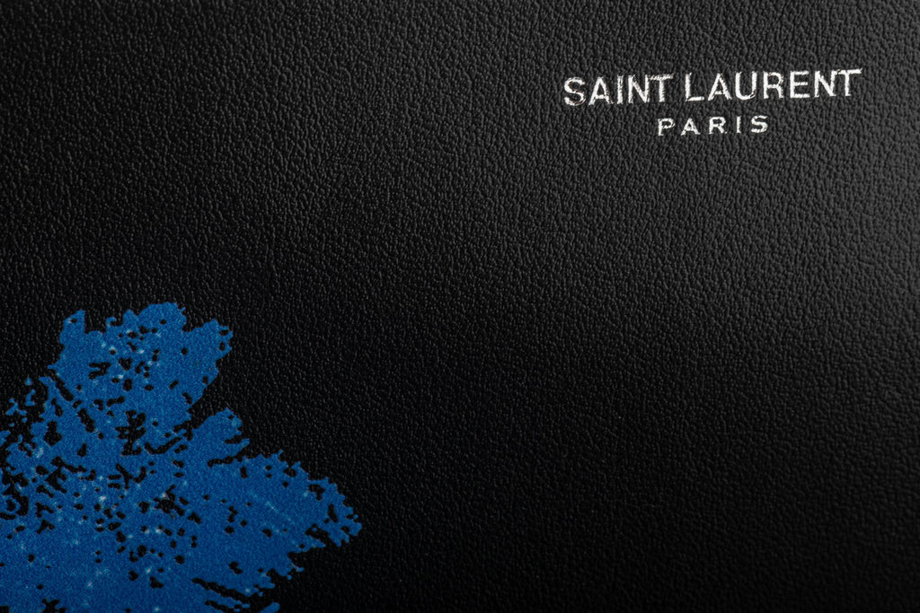 YSL New Sunset Black Leather Clutch