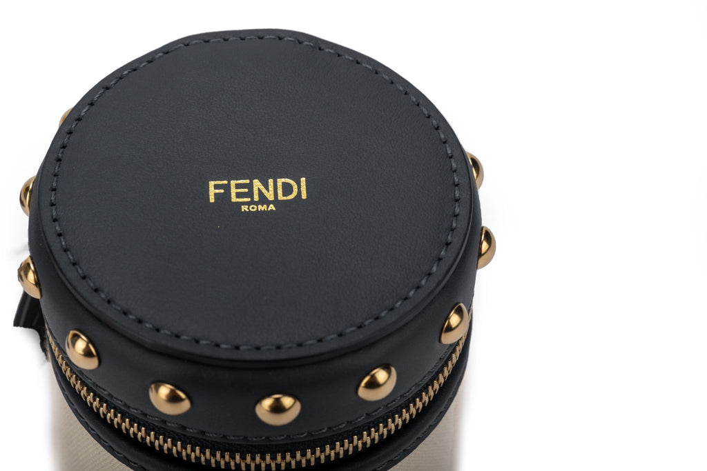 Fendi NIB  Striped Travel Jewelry Case