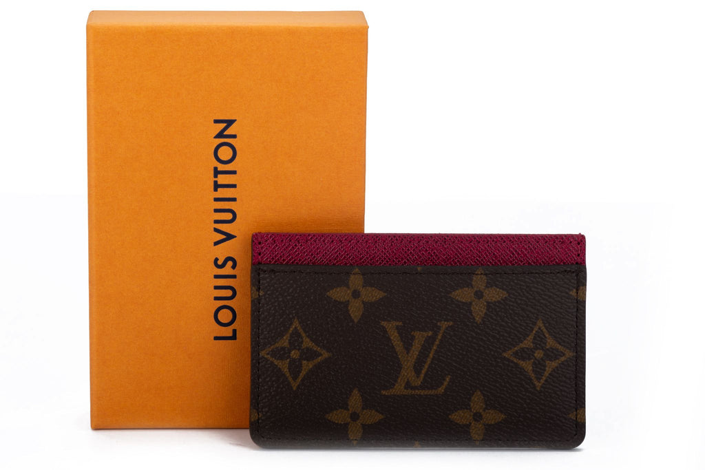 Vuitton BNIB Monogram Magenta CC Case