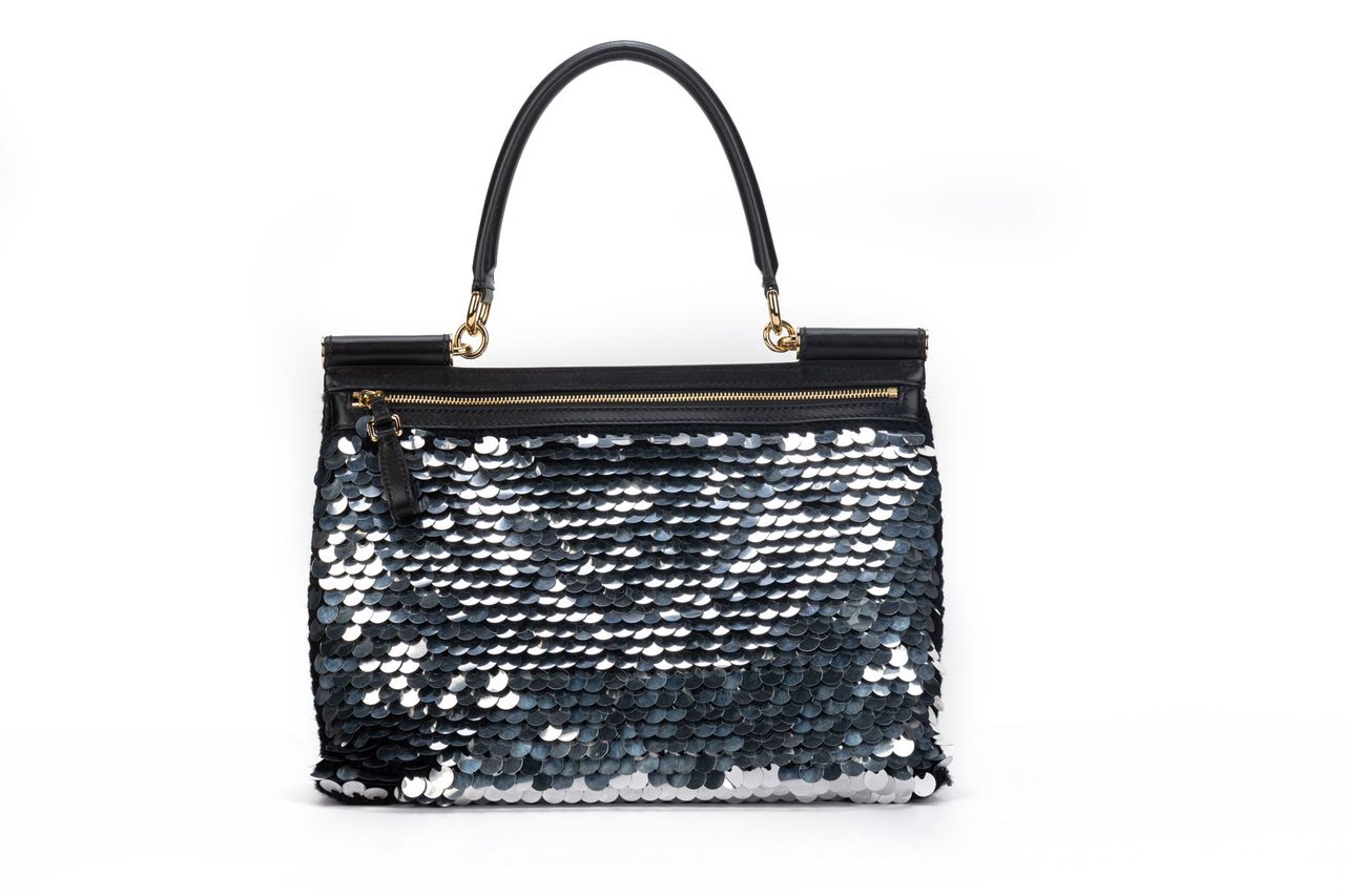 Dolce and Gabbana Sequined Miss Sicily Mini Bag Dolce & Gabbana