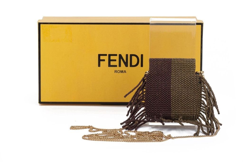 Fendi Micro Baguette With Fringes NIB