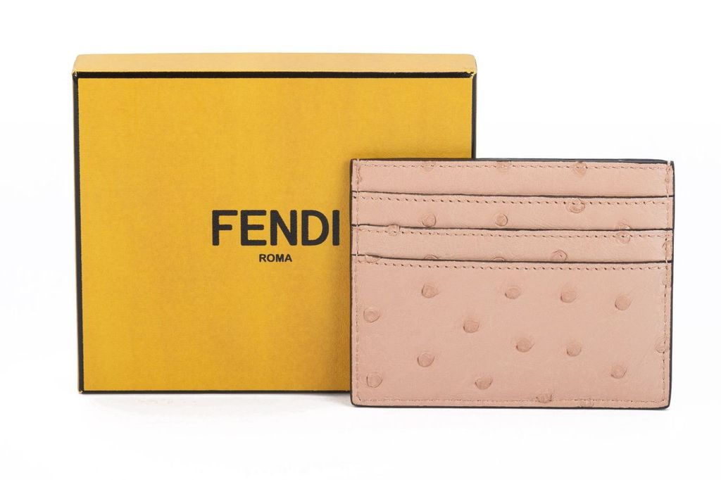 Fendi NIB Card Holder Pink - Vintage Lux