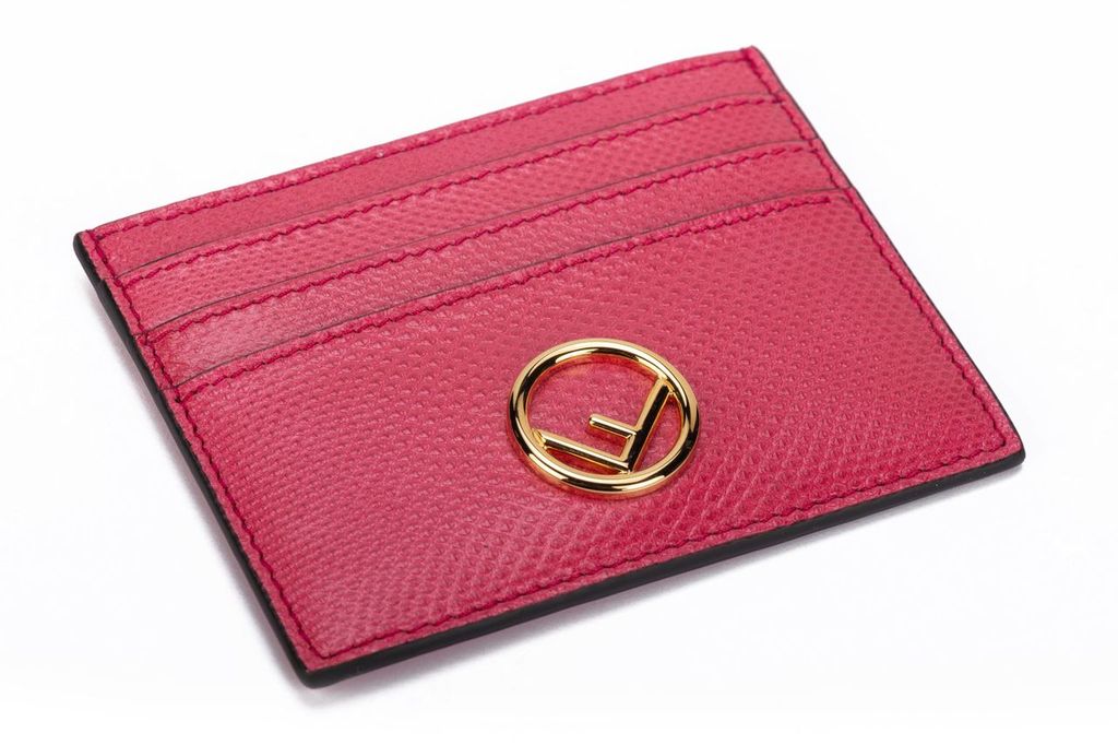 Fendi NIB Card Holder Pink