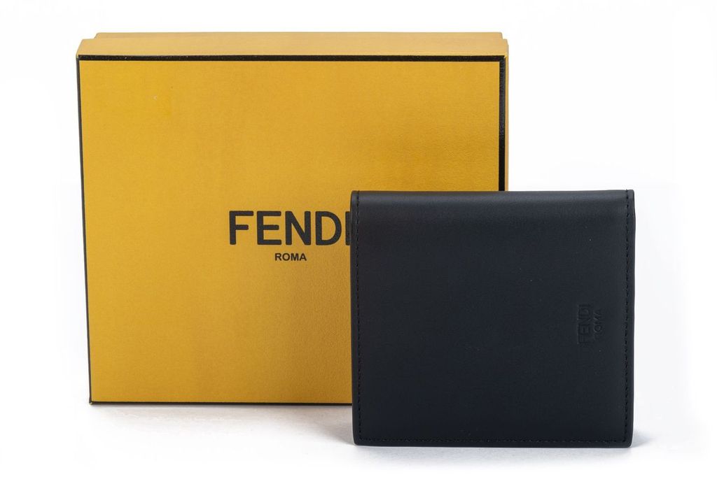 Fendi Monster Leather Wallet - Neutrals Wallets, Accessories