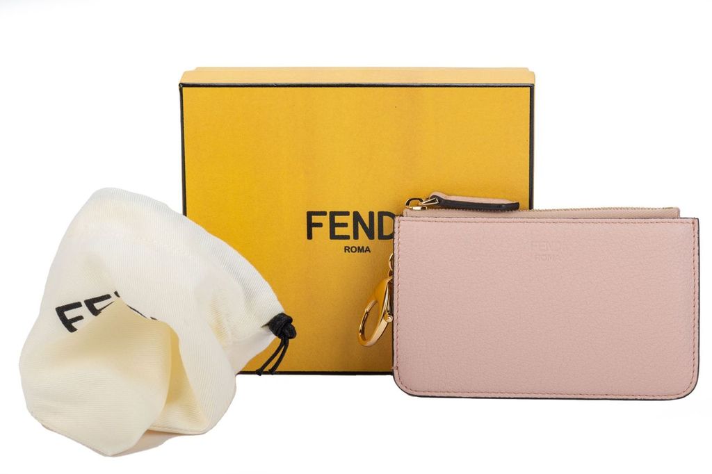 Fendi Card Case Powder Pink Gold
