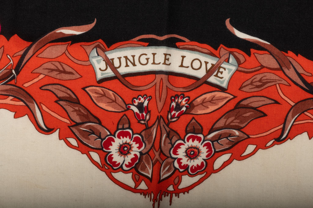 Hermes Rare Cashmere Jungle Love Shawl