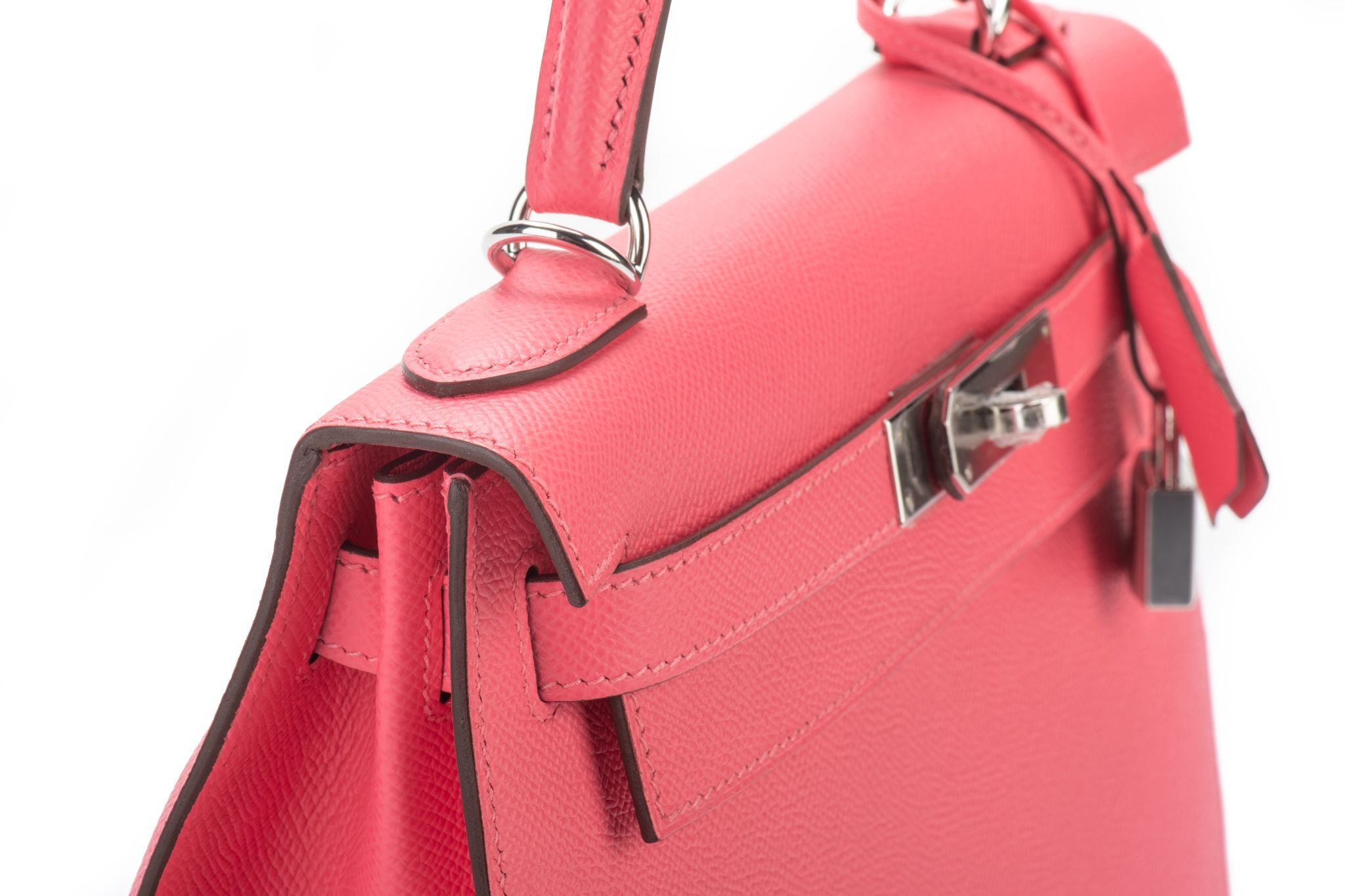 HERMES KELLY 28 ROSE AZALEA COLOR CODE 8W #oneminutereview #bjluxury  #hermescollection 