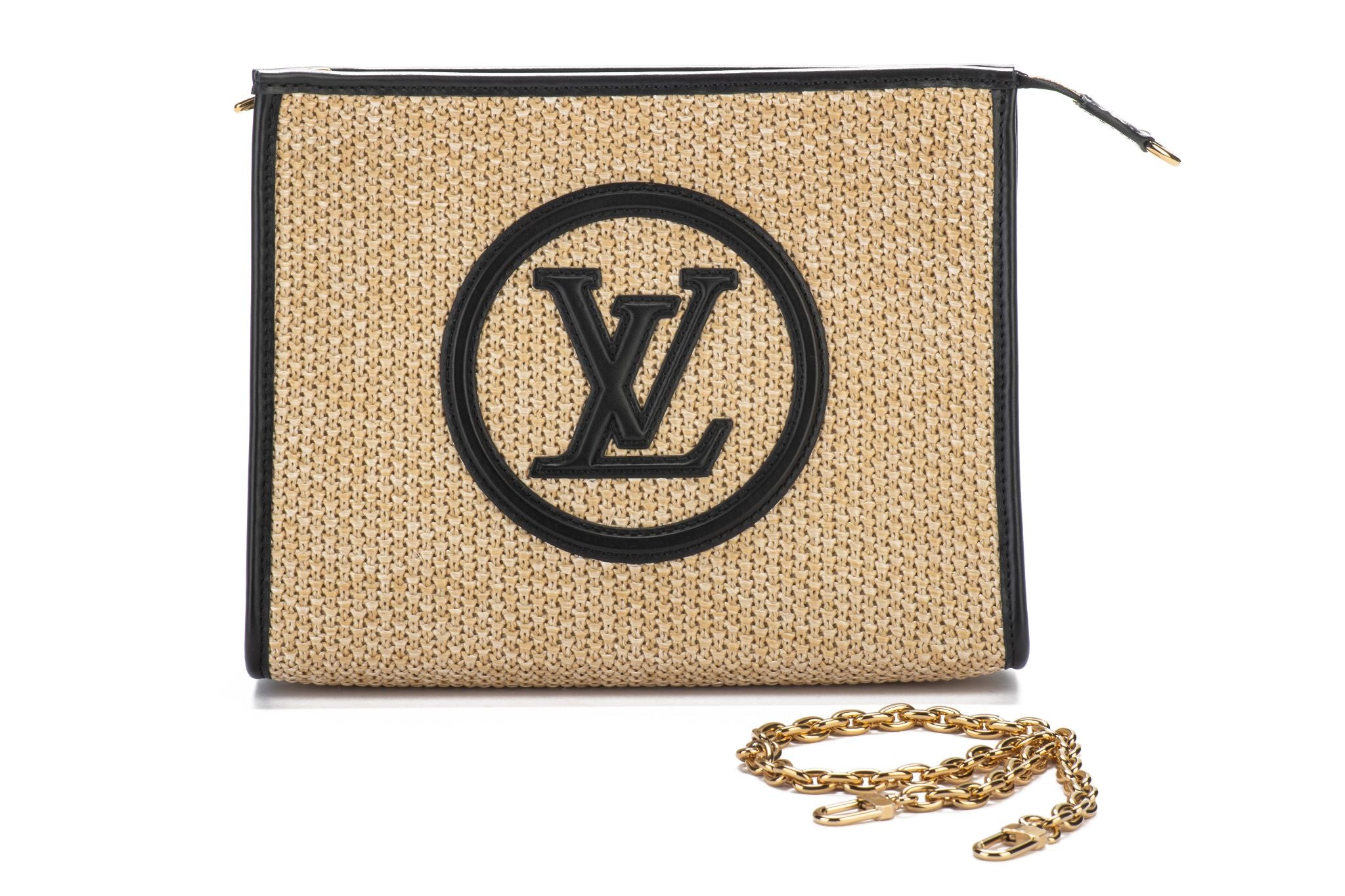 LV Gold Emblem Case