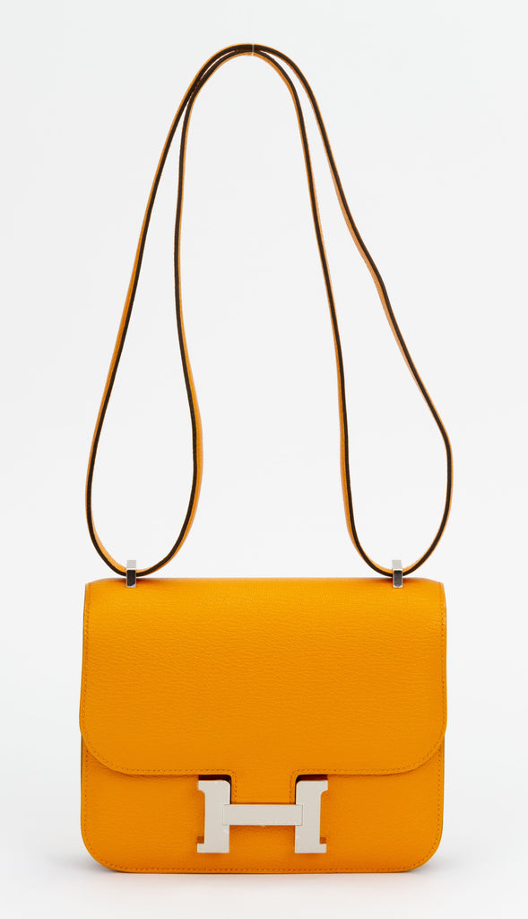Hermès Verso Constance 18 Jaune Rose