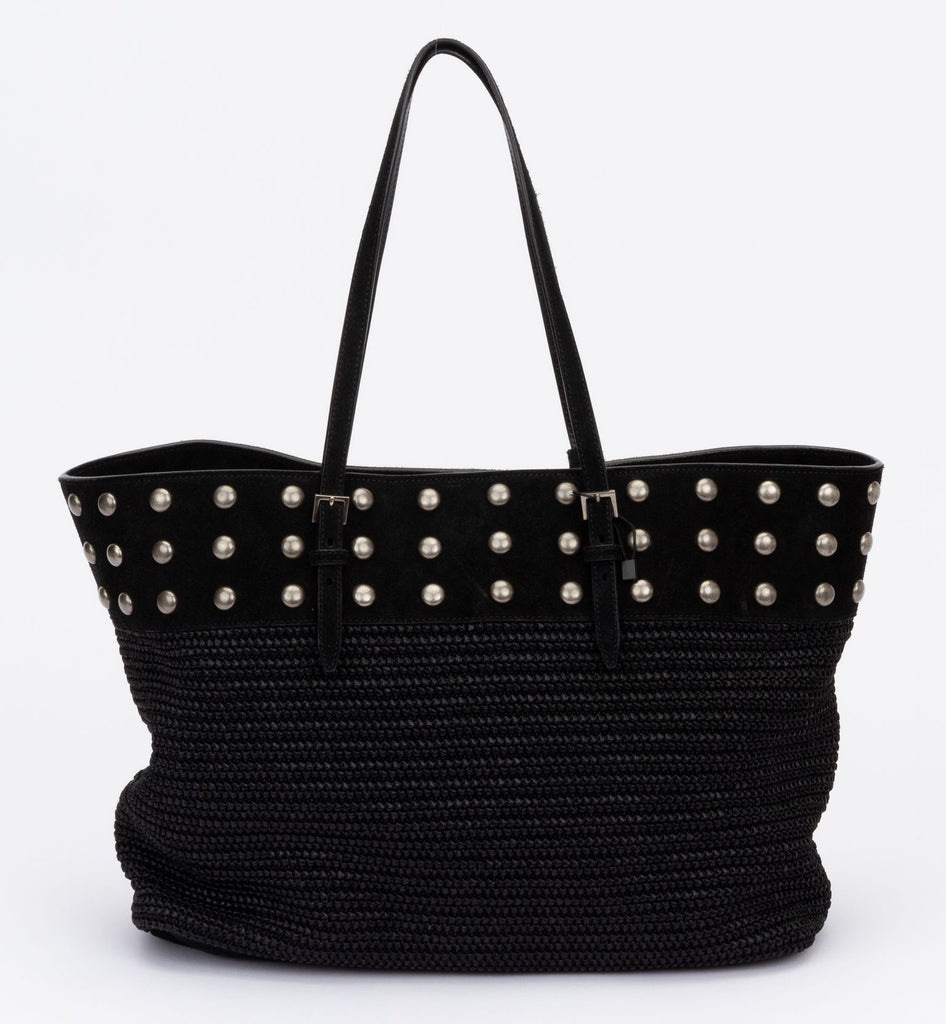 YSL New Studded Black Tote