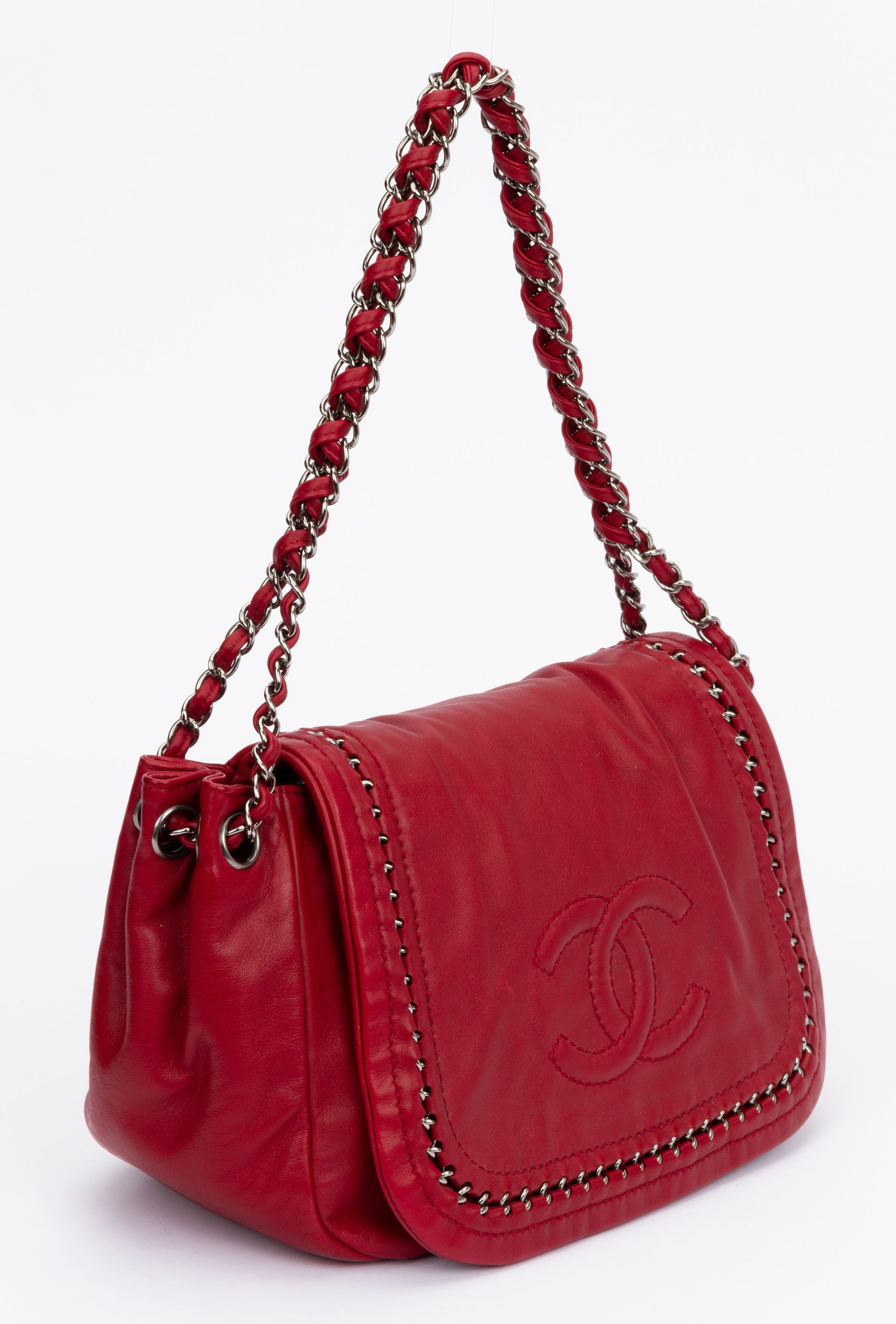 Chanel CC Logo Travel Line Large Nylon Tote Bag Light Pink
