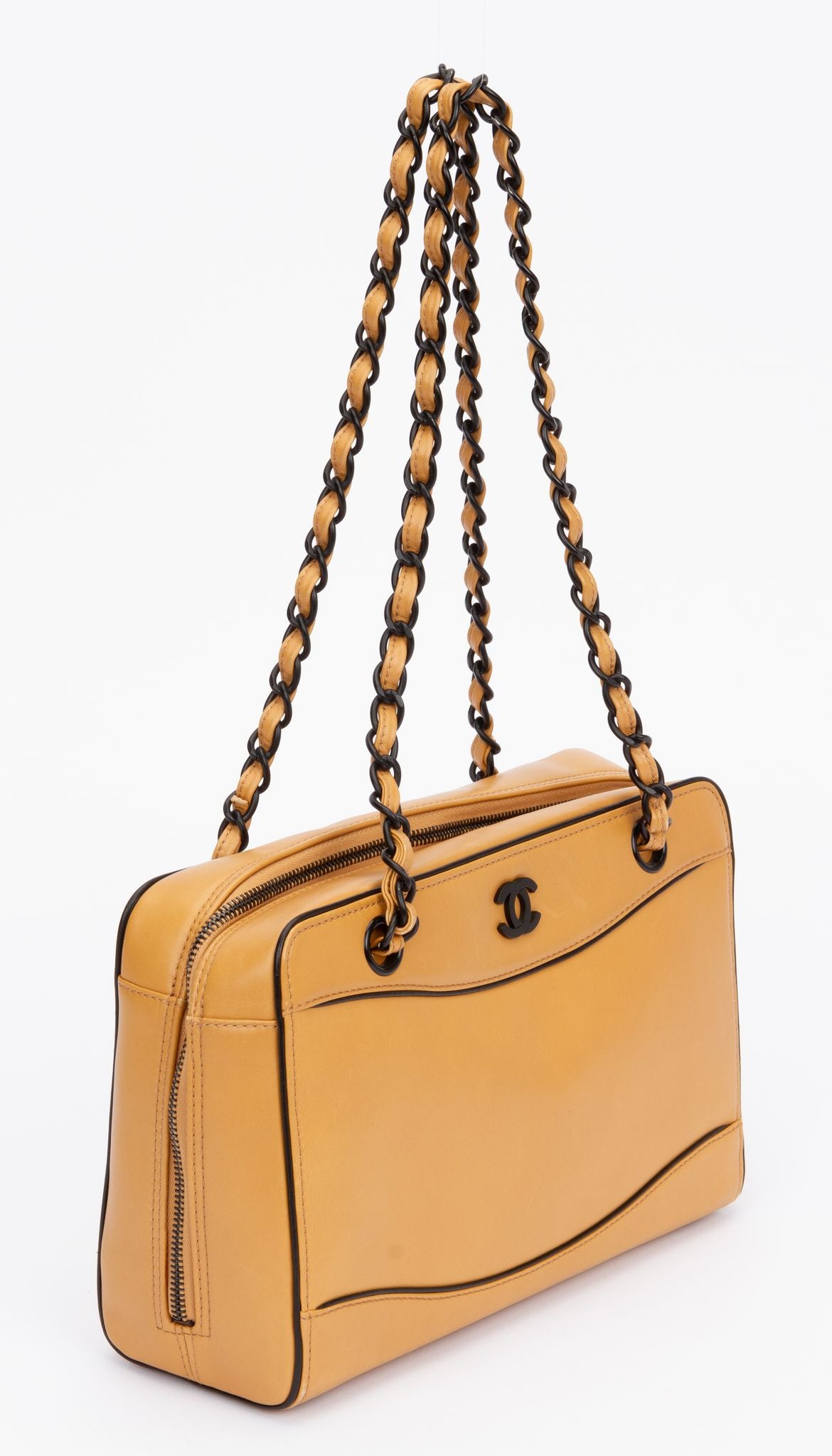 Chanel Brushed Calf Medium Vintage Bag - Vintage Lux
