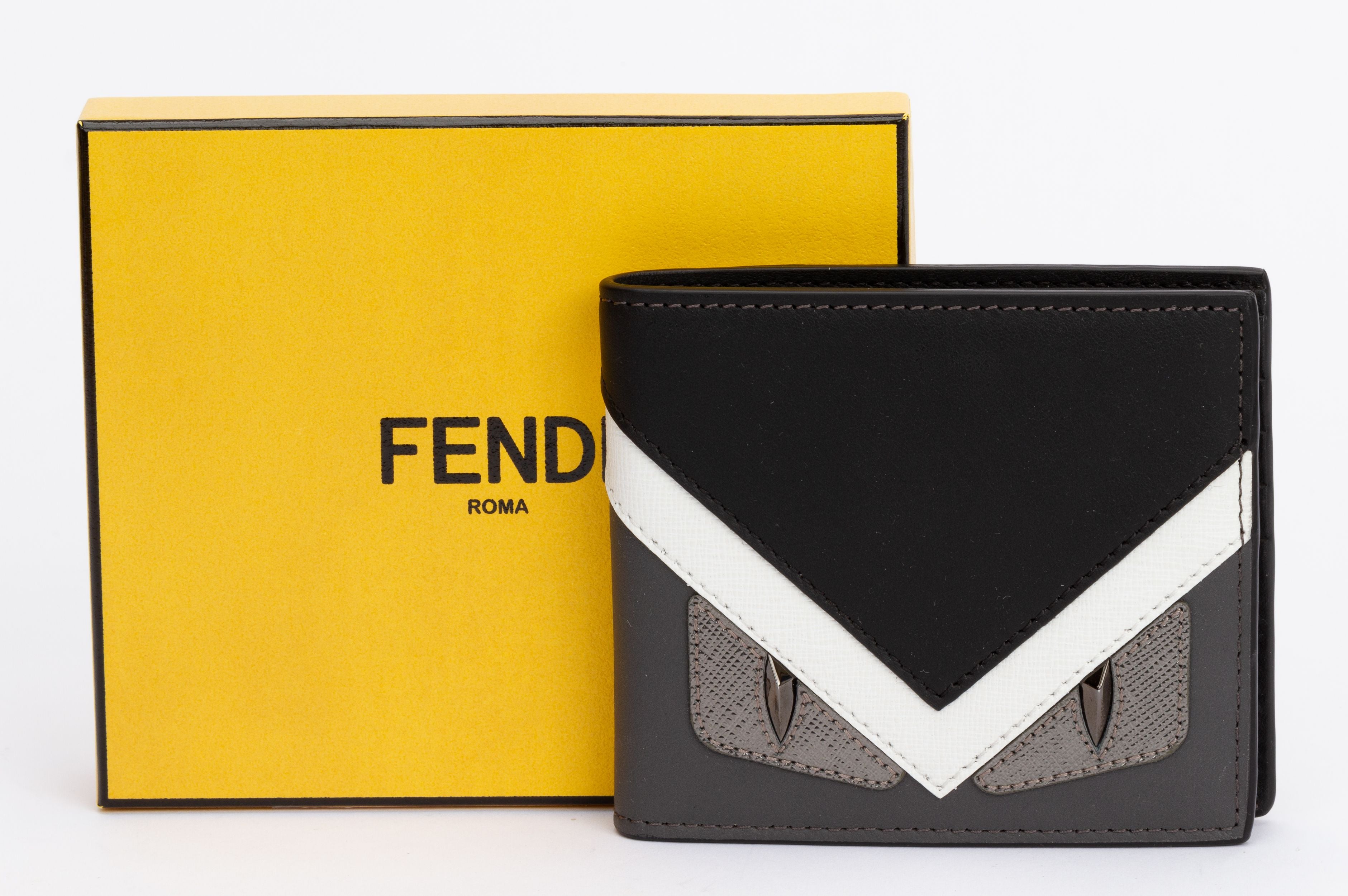 Fendi monster mini wallet - Gem