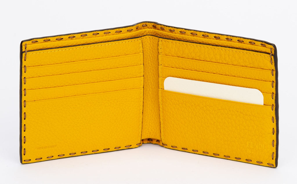 Fendi Bifold Wallet Brown/Yellow