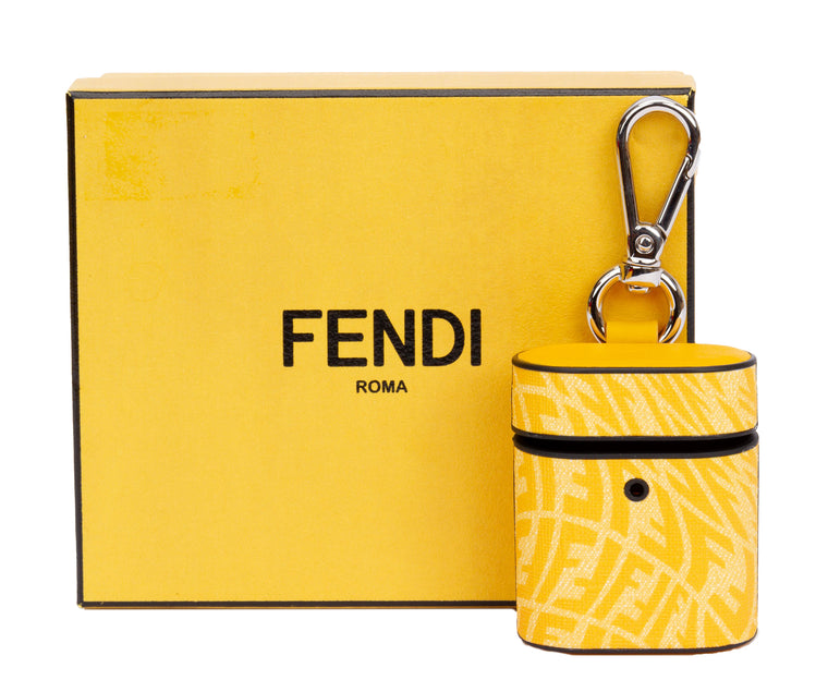 Fendi Air Pods -Charm Vertigo Yellow