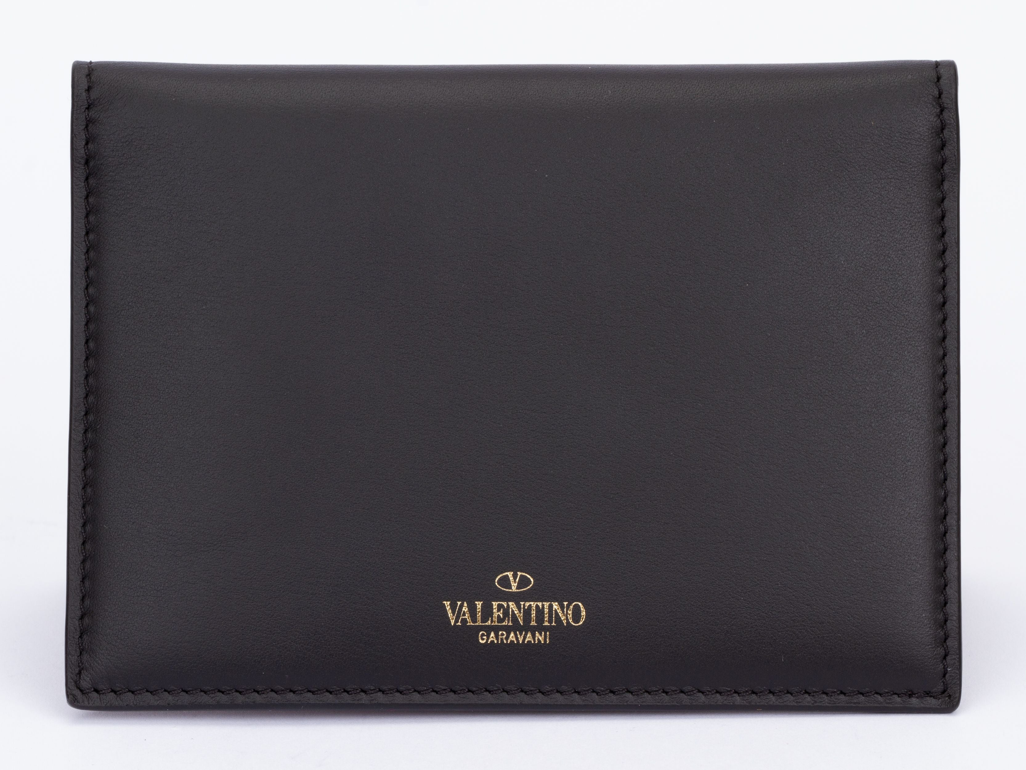 Valentino Passport Cover Black White - Vintage Lux