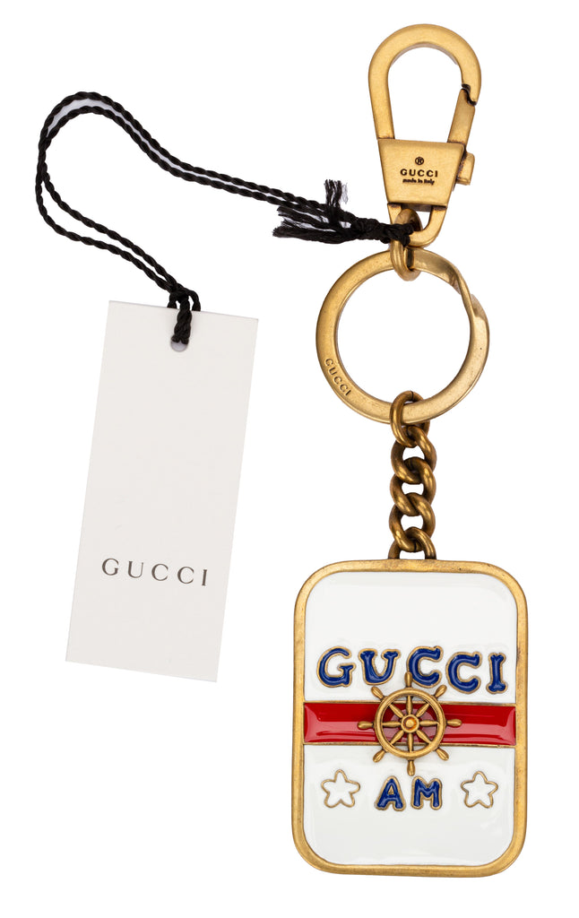 GUCCI New Multicolored Nautical Keychain