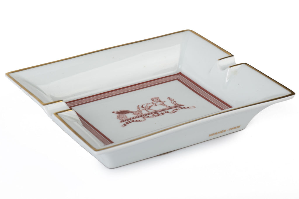 Hermès Red Horse Carriage Ashtray