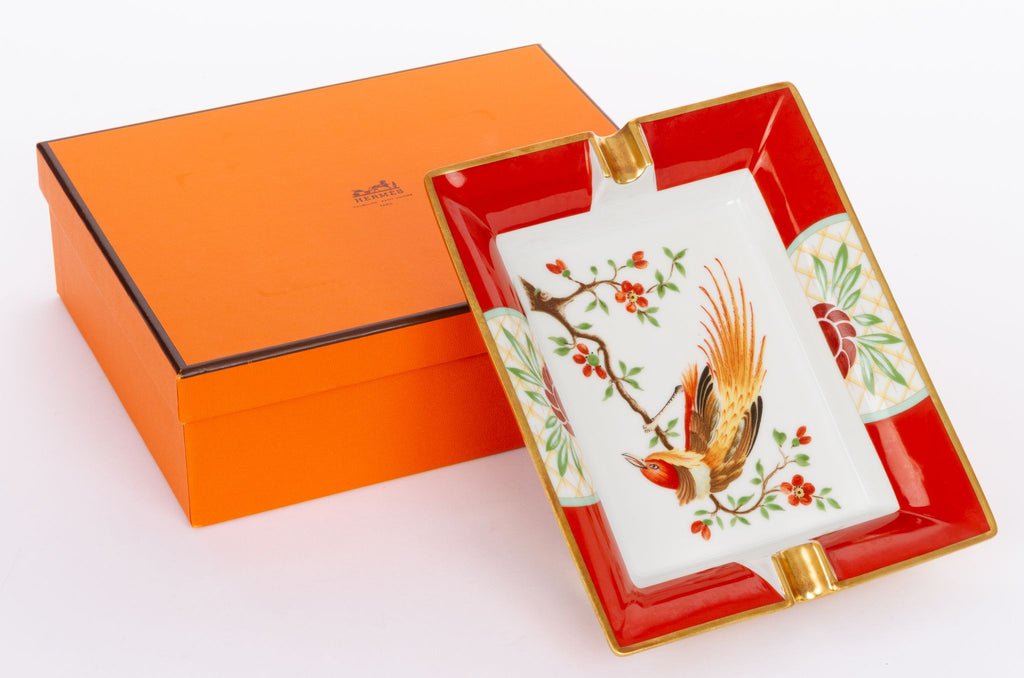 Hermès Vintage Ashtray Exotic Bird