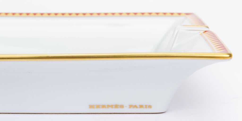 Hermès Vintage Ashtray Horse Blanket