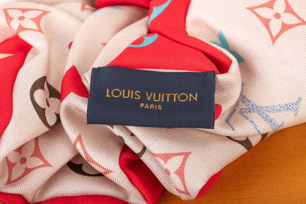 Vuitton BNIB LG Silk Bicolor Scrunchie