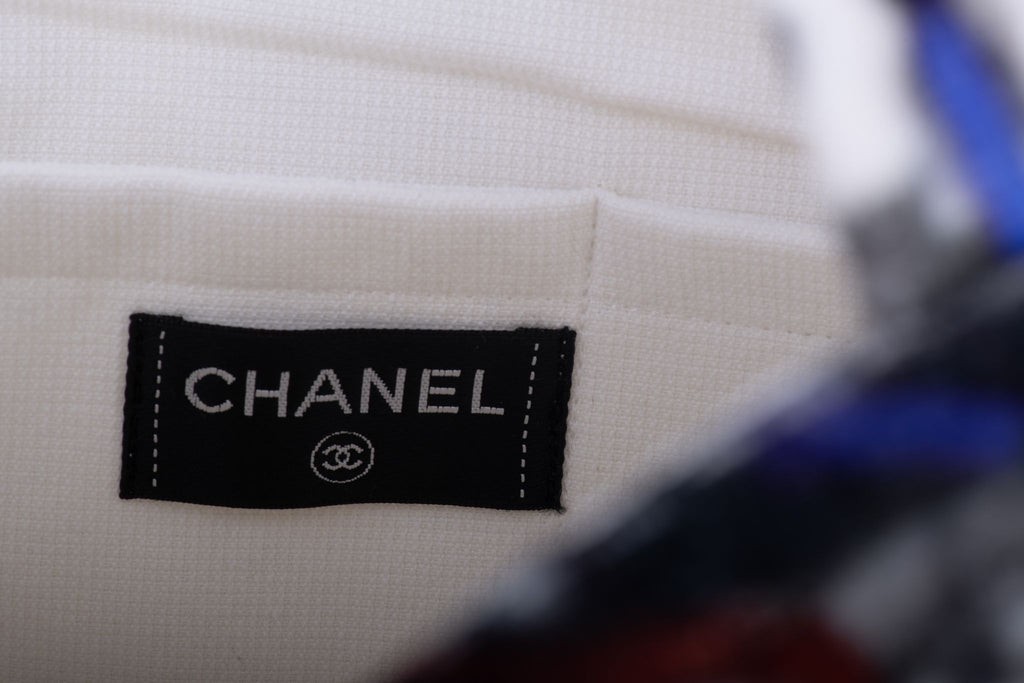 Chanel New Black/White Terry Cloth Bag