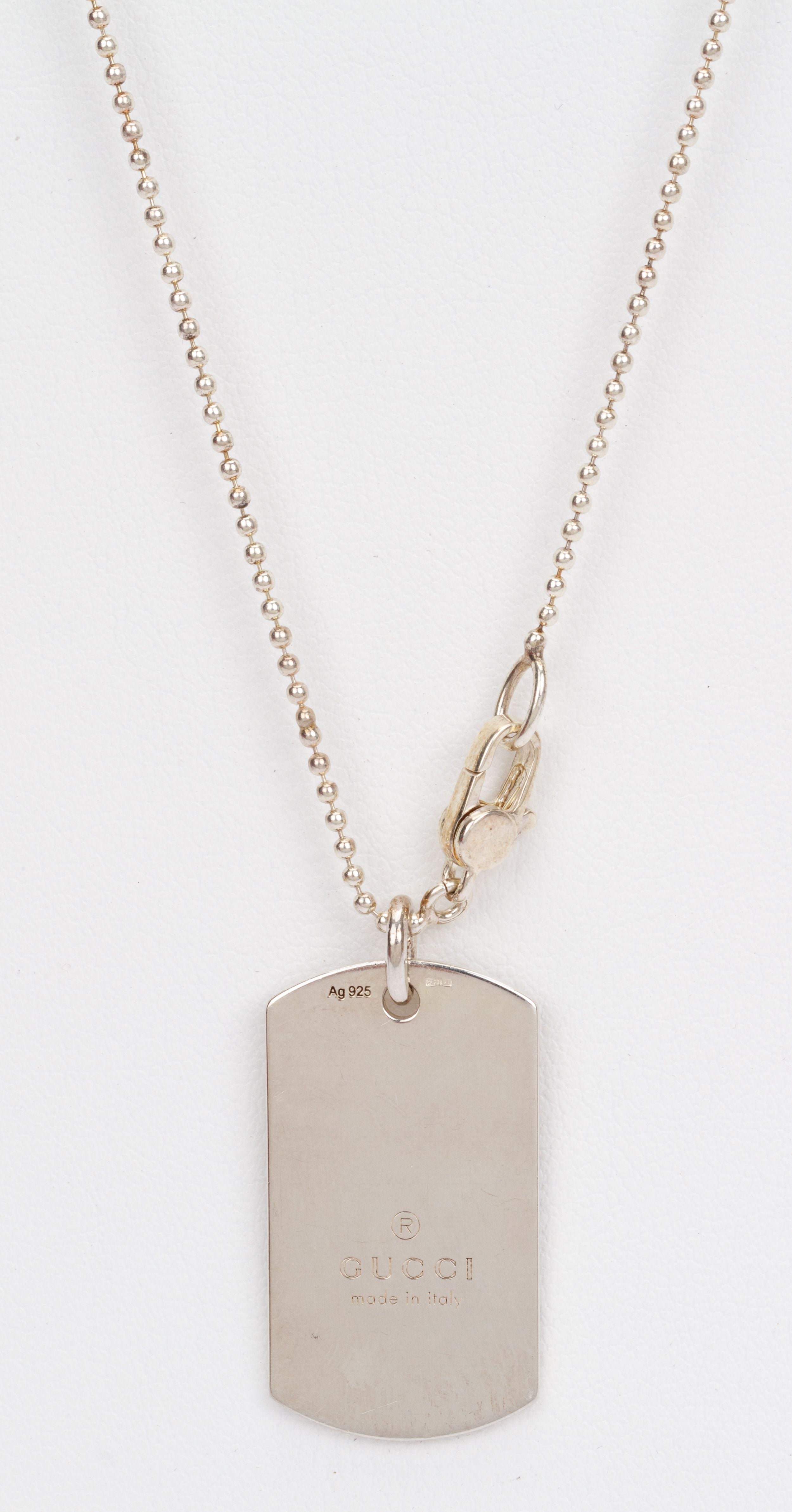 Gucci teddy bear necklace Clearance