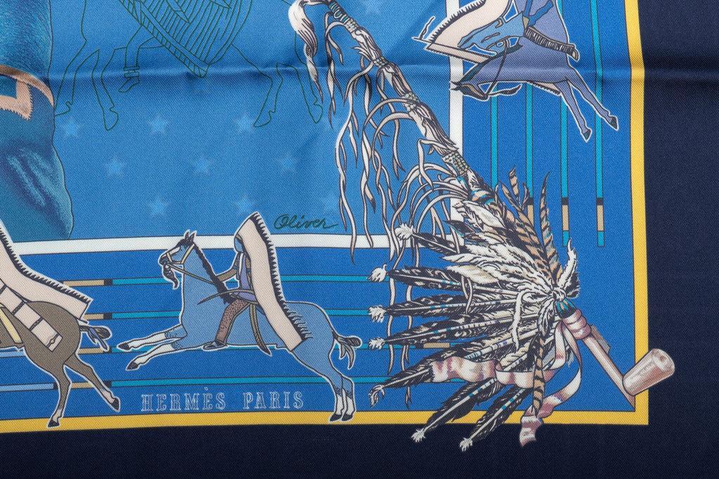 Hermès Lim. Ed. Pawnee Bandana Scarf