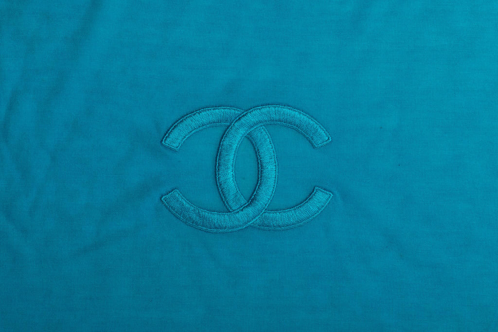 Chanel New Turquoise Scarf-Sarong Modal