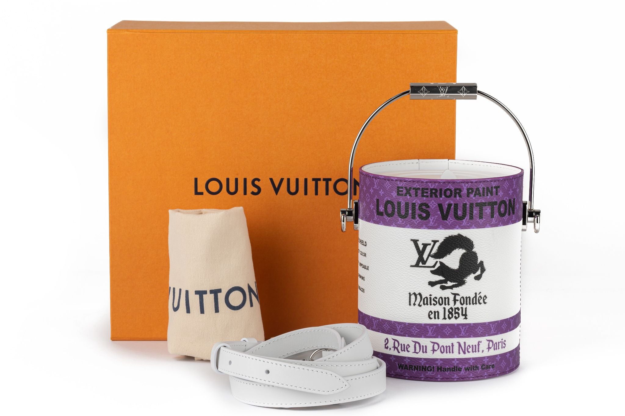 Vuitton NIB Paint Can Monogram Purple - Vintage Lux