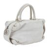 Chanel Ice White Leather Bowler Bag