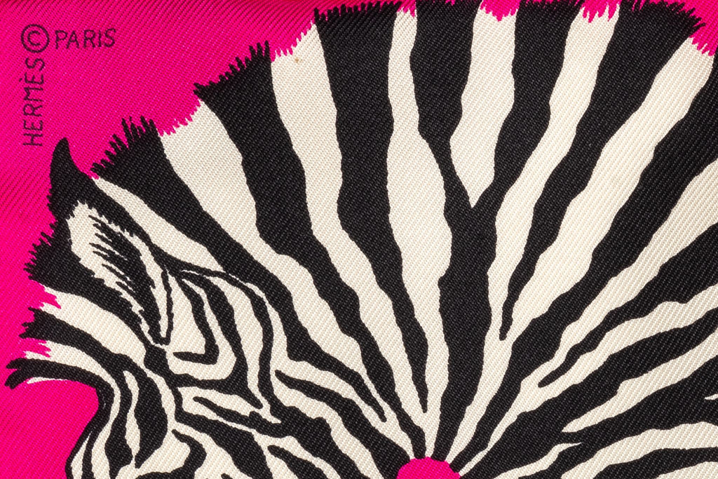 Hermes Pink Collectible Zebra Pochette