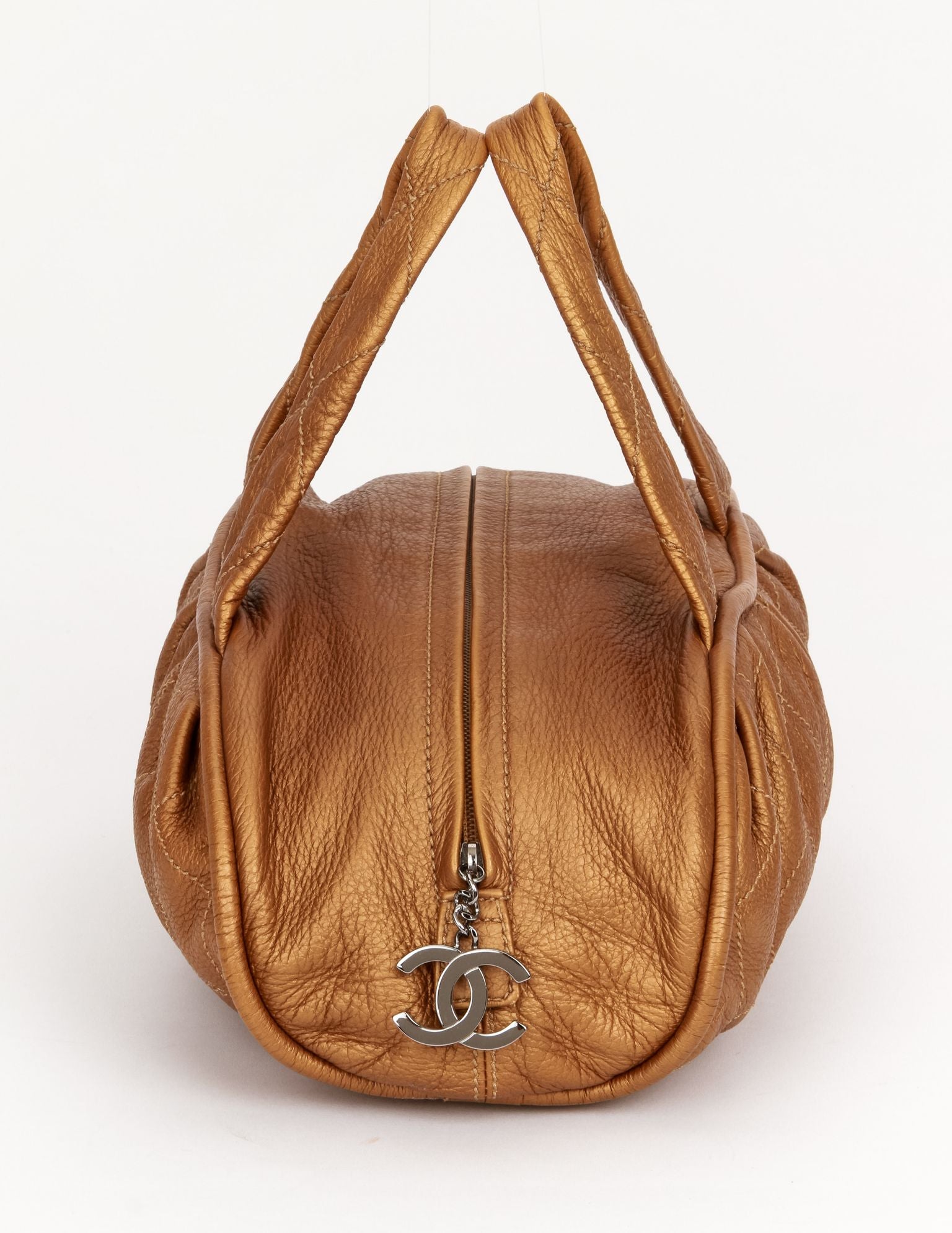 Chanel Le Marais Bronze Soft Handbag - Vintage Lux