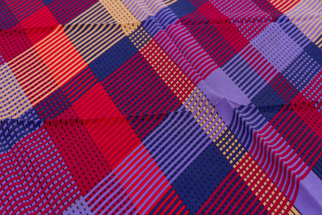 Dior Vintage Geometric Silk Scarf