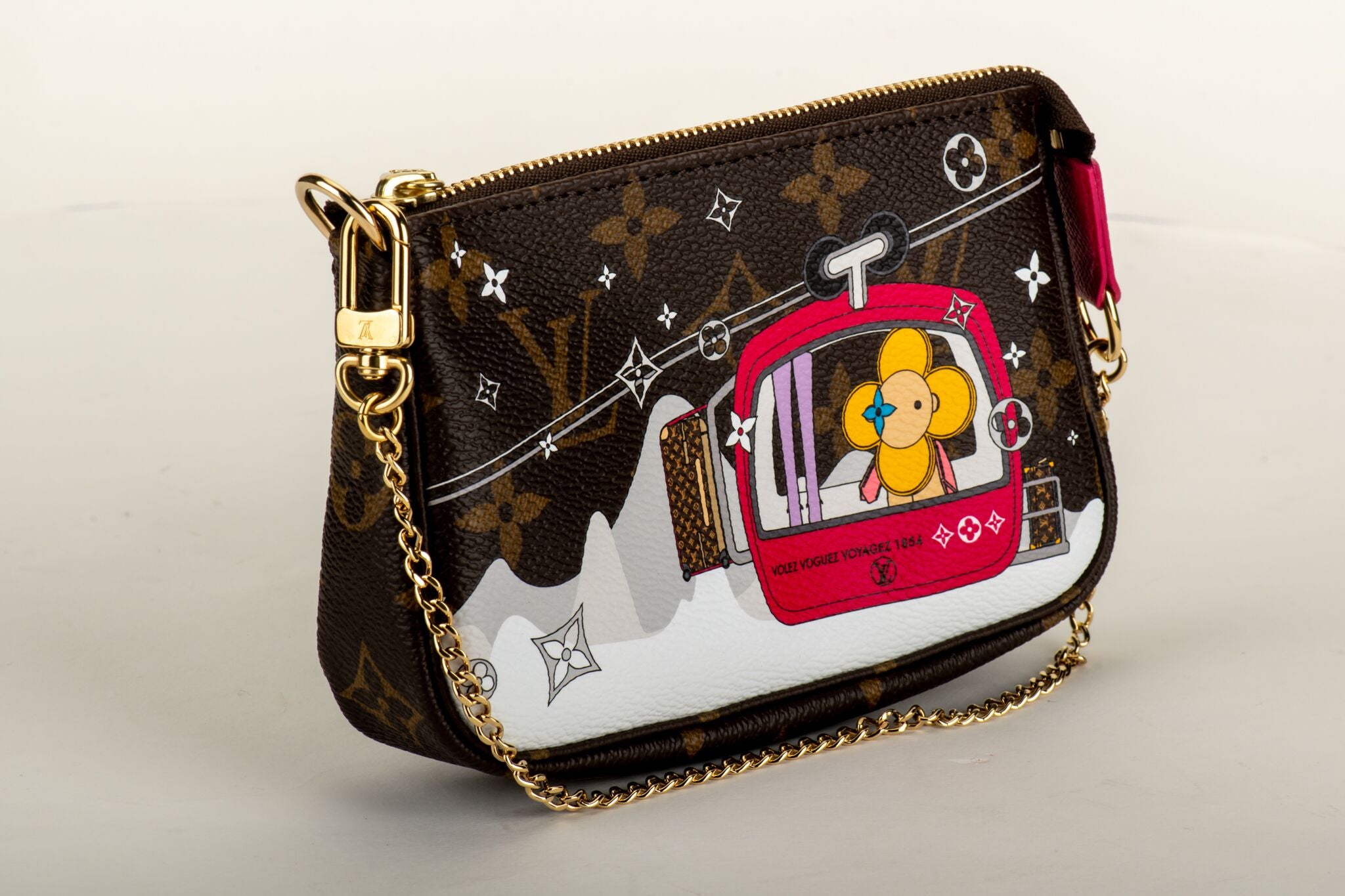 New in Box Louis Vuitton Christmas Limited Edition Megeve Pouchette Bag