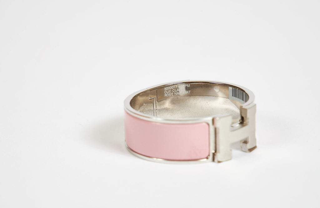 Hermès Rose Clic Clac Bracelet