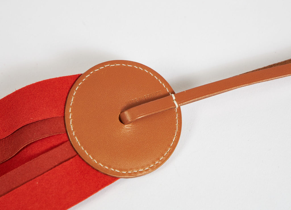 Hermès Red Paddock Flot Ribbon Charm