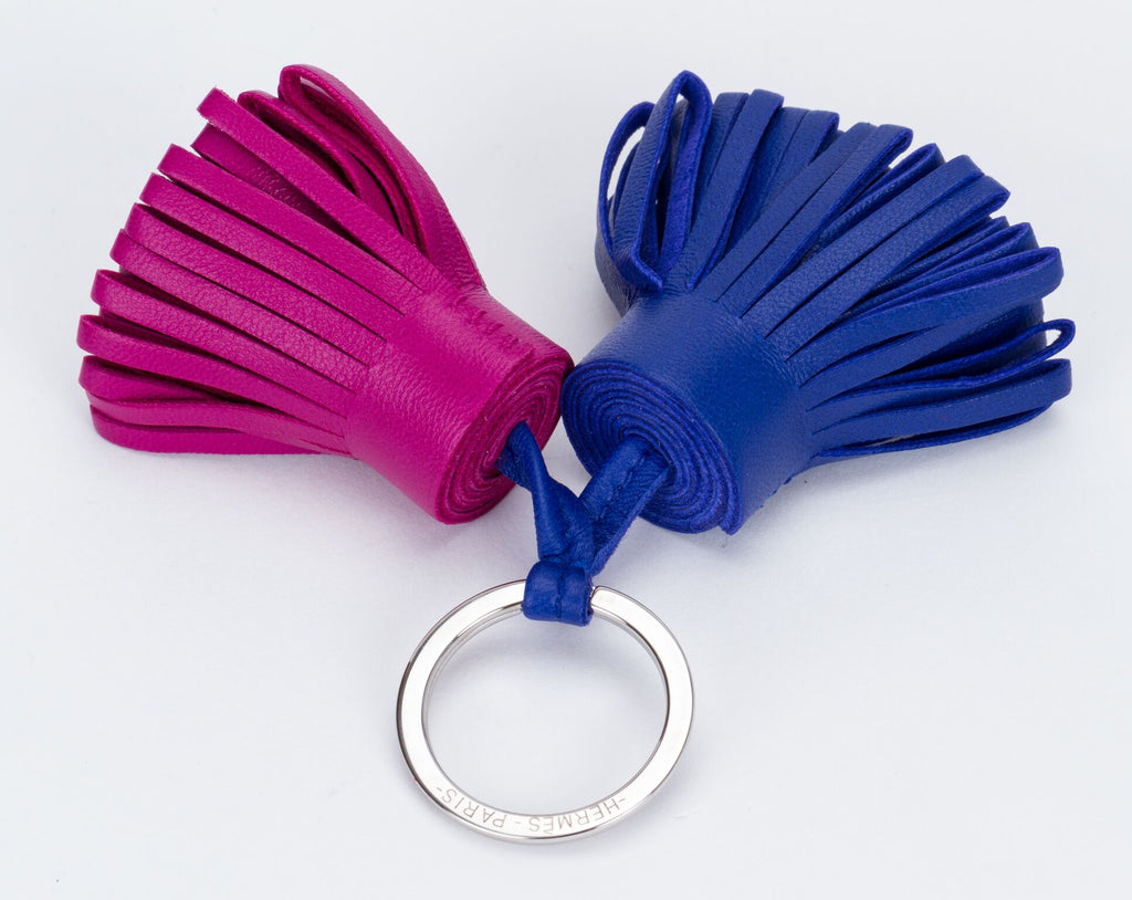 Hermès Double-Tassel Keychain