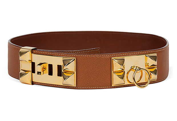 Hermès Collier de Chien Gold Belt