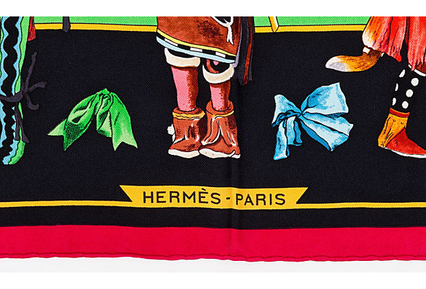 Hermès Rare Kachinas Tribal Silk Scarf
