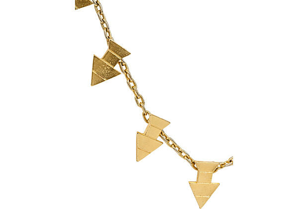 Pierre Cardin Gold Arrow Necklace