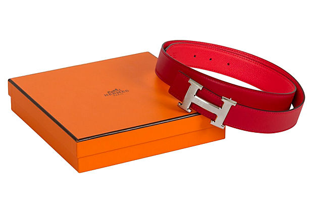 Hermès Hermes Red In The Loop Leather Belt Bag ref.630034 - Joli Closet