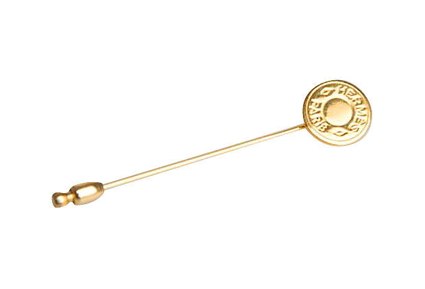 Hermès Gold Clou de Selle Pin