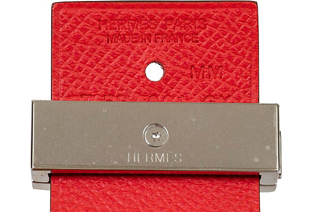 Hermès Reversible Red & Palladium Cuff