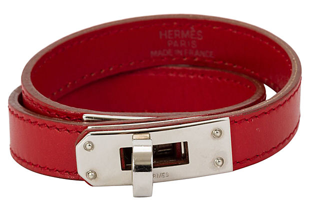 Hermès Kelly Double Red Bracelet - Vintage Lux