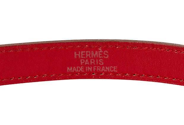 Hermès Kelly Double Red Bracelet